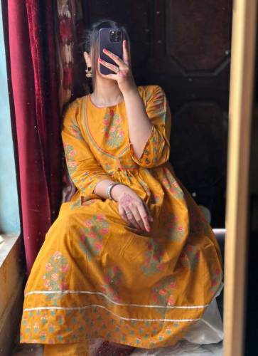 SUMMER COLLECTION*3D COTTON LAWN Fency Maxi 2Pc*
