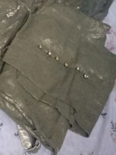 olive green wear beautiful dress (Kaam wala)