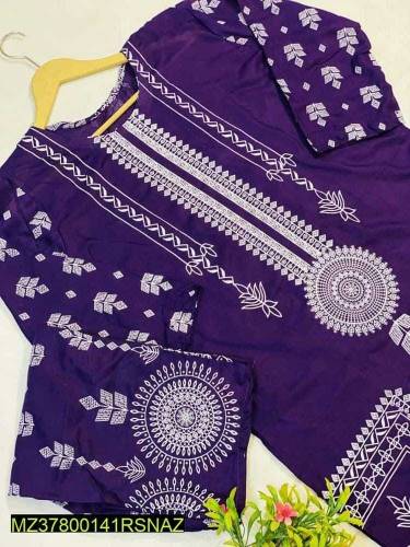 2pec women's stiteched dress linen Summer 