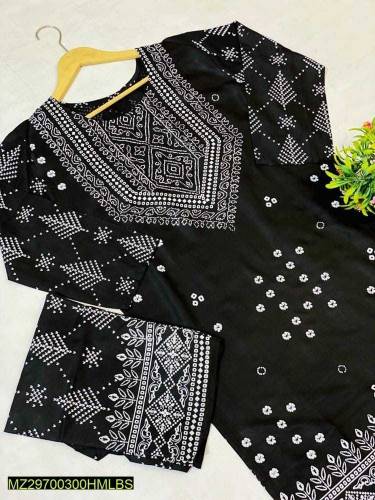 2pec women's stiteched dress linen Summer 
