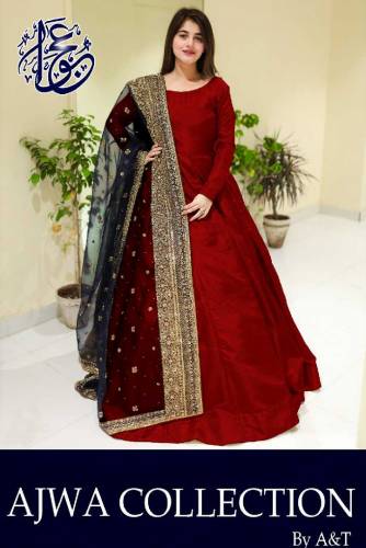 women 3piece maxi stone embroidery duppata