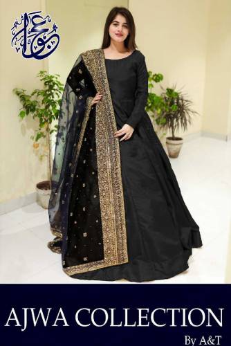 women 3piece maxi stone embroidery duppata