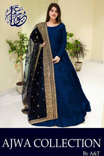 women 3piece maxi stone embroidery duppata
