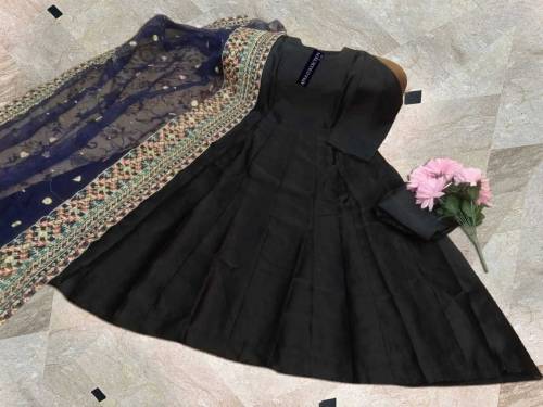 women 3piece maxi stone embroidery duppata