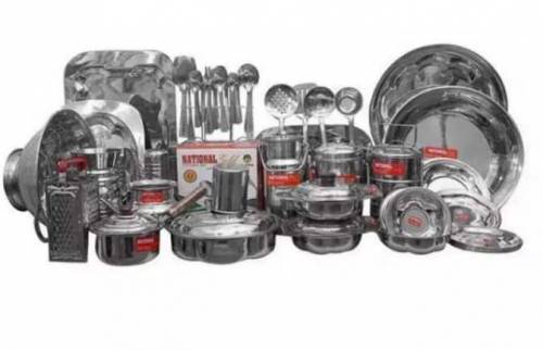 Stanles steel dinner set 80 pice popular choice for their durability 