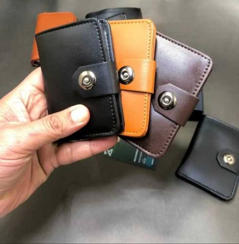 mini Man wallet pu leather 