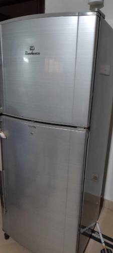 Fridge in grey colour