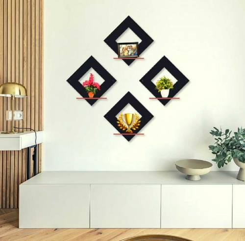 Modern Hexa wall hanging shelf Pack of 3