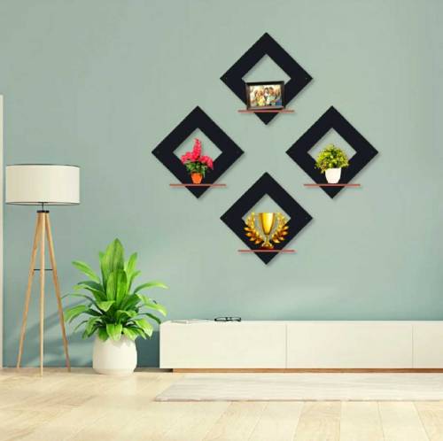 Modern Hexa wall hanging shelf Pack of 3