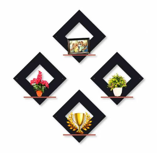Modern Hexa wall hanging shelf Pack of 3
