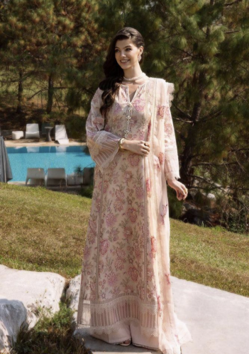 Women's unstitched Embroidered Suit
