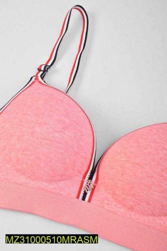 cotton plain push up bra