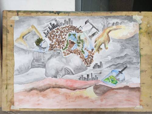 Fine Arts: Paintings, Sketching, 