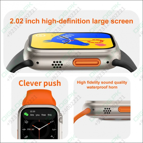 Smart Watch T900 Ultra 2.09 Inch Big Display Bluetooth Calling Series 