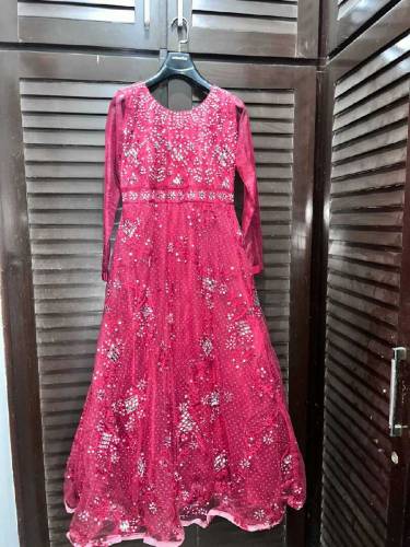 heavy maroon maxi