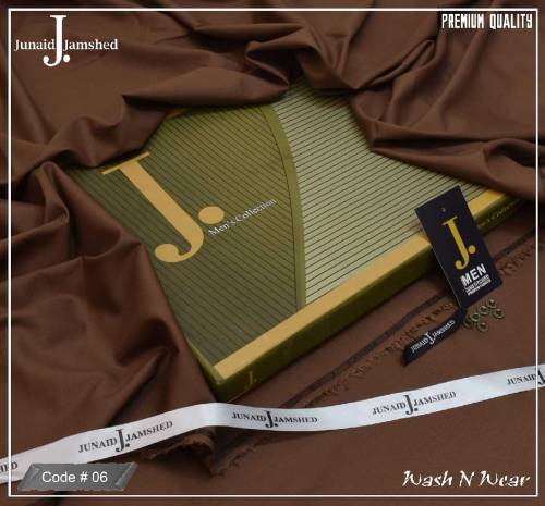 🧵 *Summer Wash & Wear*🧵 *Brand Junaid Jamshaid*🧵 *4 Meter Cutting*🧵 *B