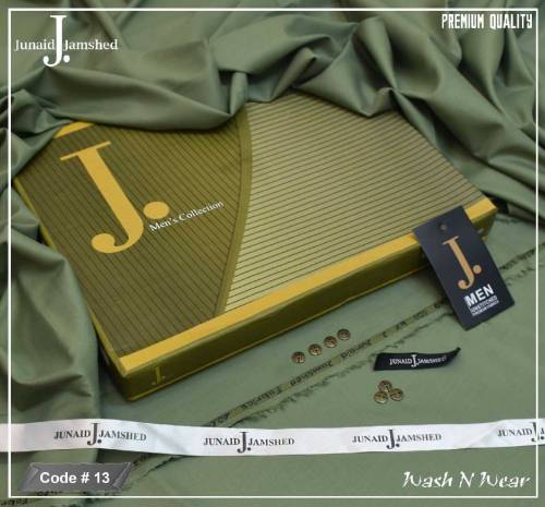 🧵 *Summer Wash & Wear*🧵 *Brand Junaid Jamshaid*🧵 *4 Meter Cutting*🧵 *B