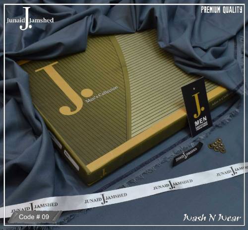 🧵 *Summer Wash & Wear*🧵 *Brand Junaid Jamshaid*🧵 *4 Meter Cutting*🧵 *B