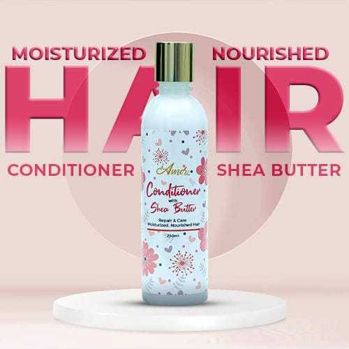 sulphate free shampoo+ Shea butter conditioner.