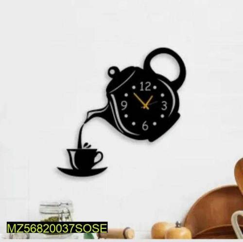 Wodden calligraphy wall clock
