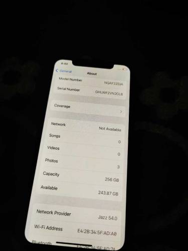 I phone X 256gb 