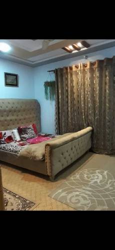 Bed and dressing table