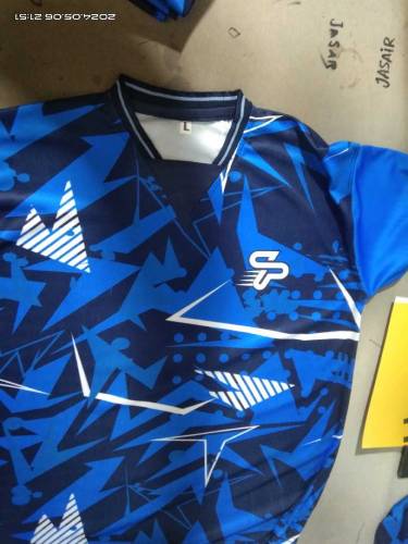 Full print digital v neck bain shirt 