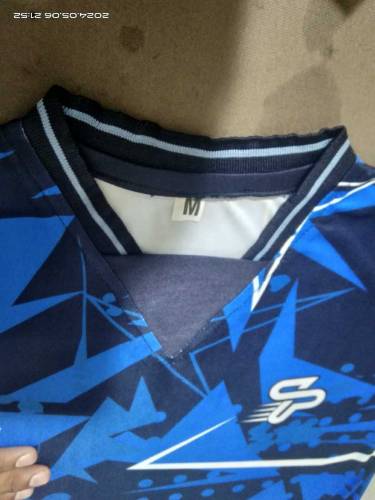 Full print digital v neck bain shirt 