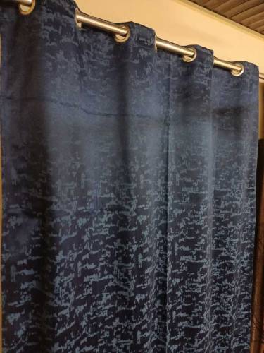 pack Of 2 window curtain jacquard Leather Self Designe 