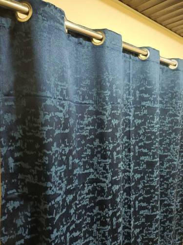 pack Of 2 window curtain jacquard Leather Self Designe 