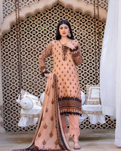 womens unstiched 3pcs printed suits