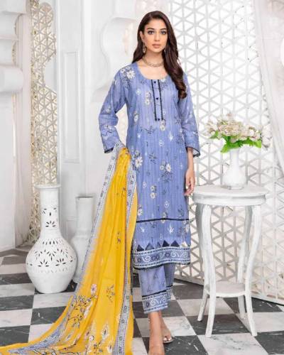 womens unstiched 3pcs printed suits