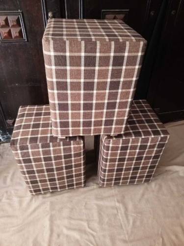 wood ottomans 