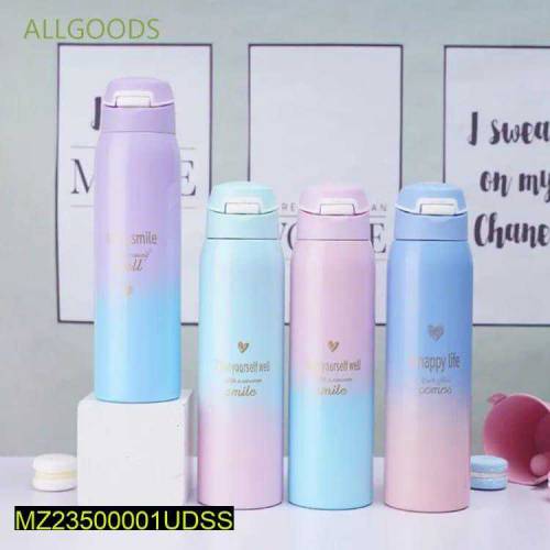 stainless steel sport thermos water bottle, 500 ml