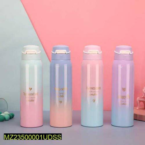 stainless steel sport thermos water bottle, 500 ml