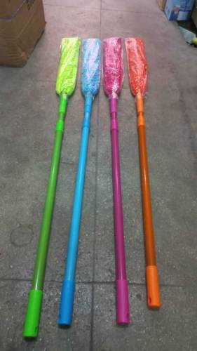 Flexible Micro Fiber Duster With Telescopic Stainless Steel Handle