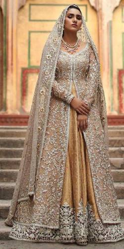 the beutifull wedding barat walima and party wear dress make on order