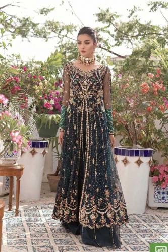 the beutifull wedding barat walima and party wear dress make on order