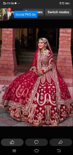 the beutfull wedding dress barat walima mahndi and party wear