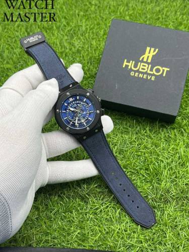 HUBLOT STRAP WATCH BACK ON STOCK LIMITED PIECE AVAILABLE FIRST COME 