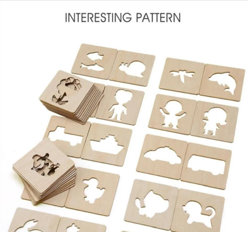 64 pcs wooden drawing board