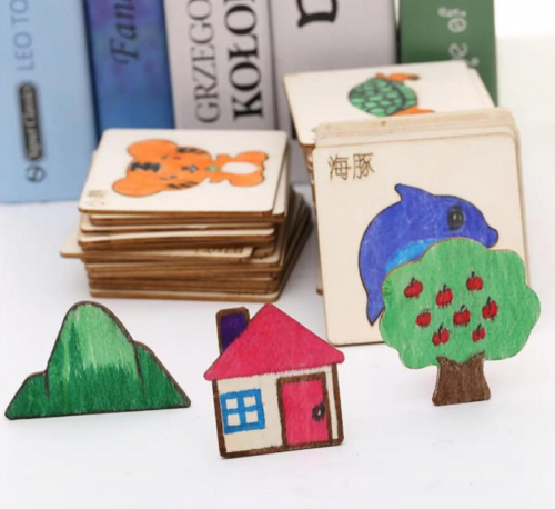 64 pcs wooden drawing board