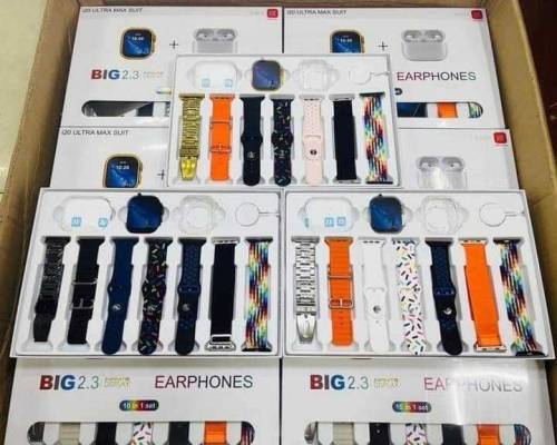 *👑CWC👑*I20 ULTRA MAX SUIT 10 in 1Contents:Watch screen protector White
