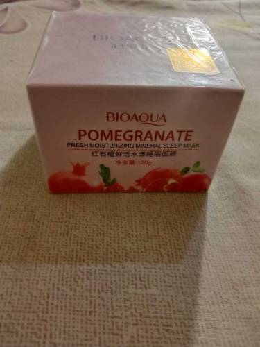 BIOAQUA Pomegranate Fresh Moisturizing Mineral Sleep Mask