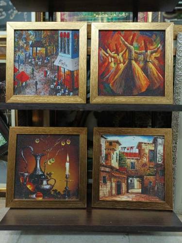 Wall hannging 4 piece set picture frames
