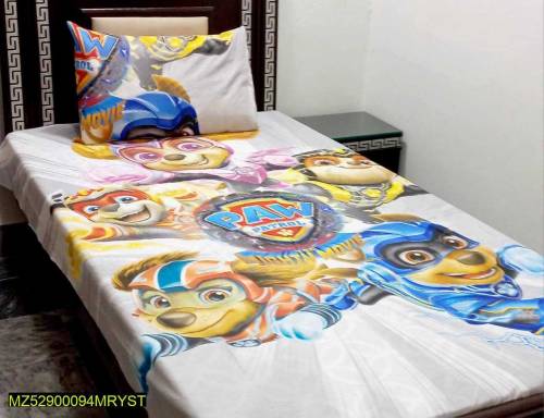 2pcs cotton single bedsheets
