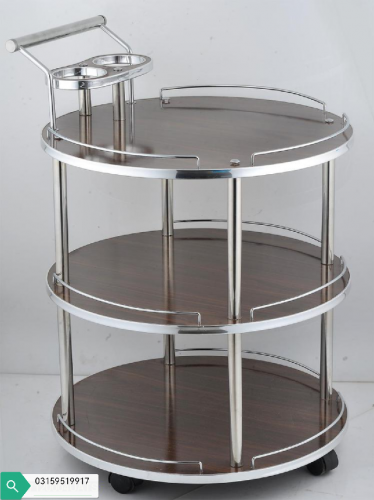 Wood and Iron Tea Trolley 
