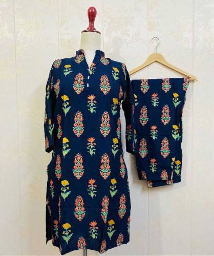 2pcs women 3d block Printed suit 