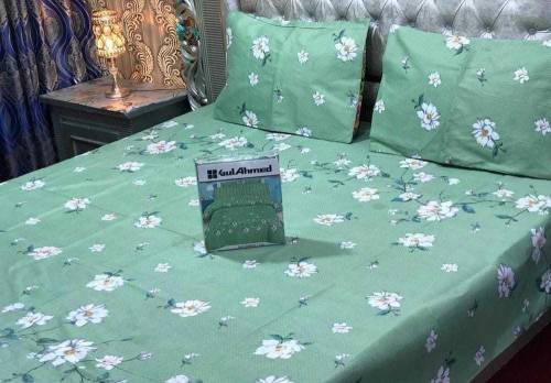 Cotton Printed Double Bedsheets.