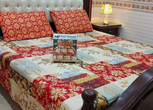 Cotton Printed Double Bedsheets.
